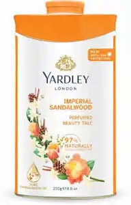 Yardley London Imperial Sandal Wood Perfumed Beauty Talc 50gm