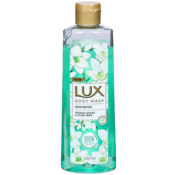 Lux Skin Detox Freesia Scent And Aloe Vera Body Wash 245ml