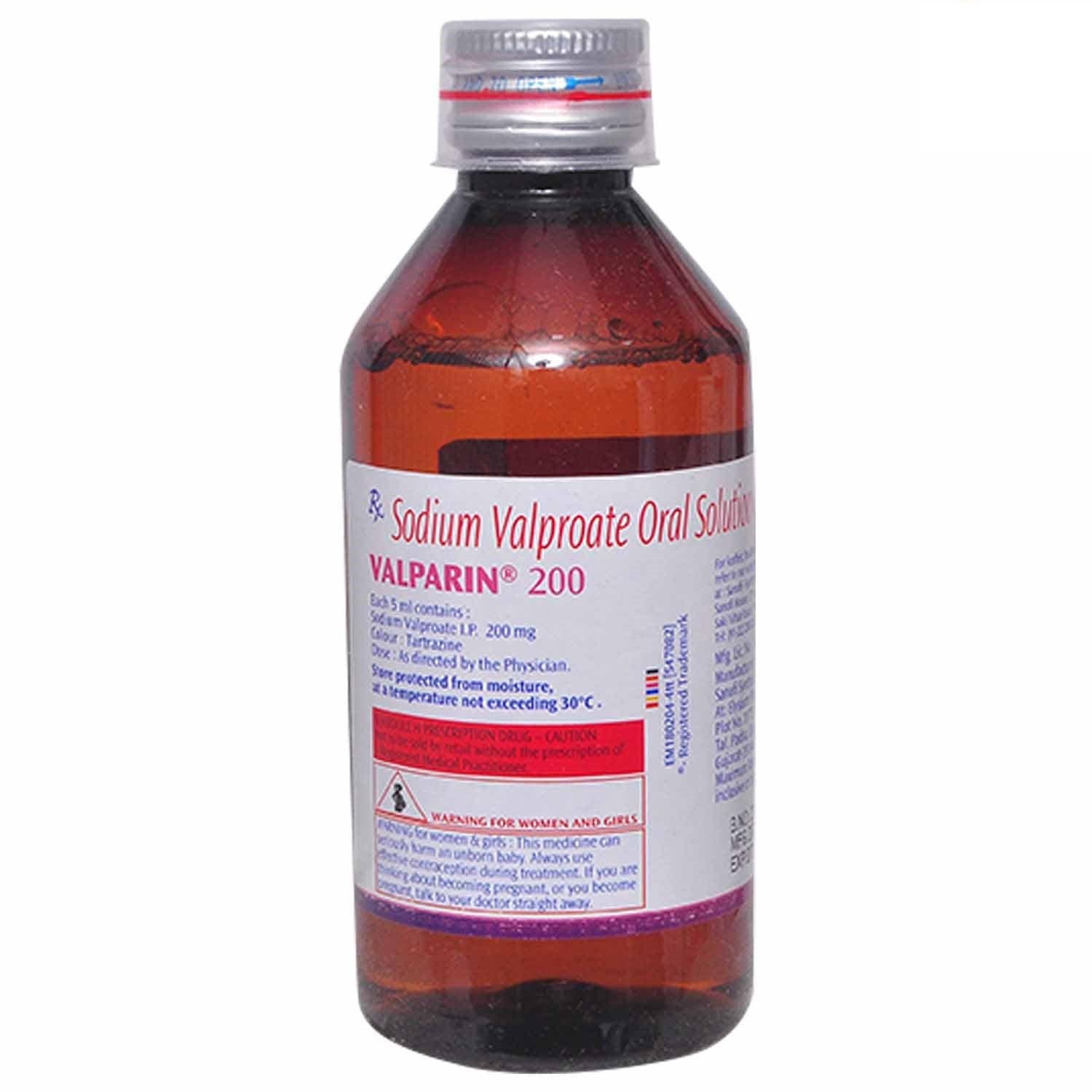 Valparin 200mg Oral Solution Delicious Pineapple 200ml