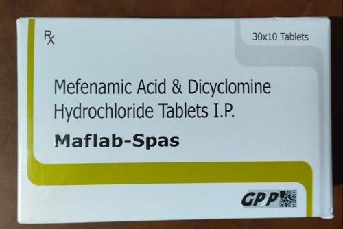 Maflab Spas 10mg/250mg Tablet 10s