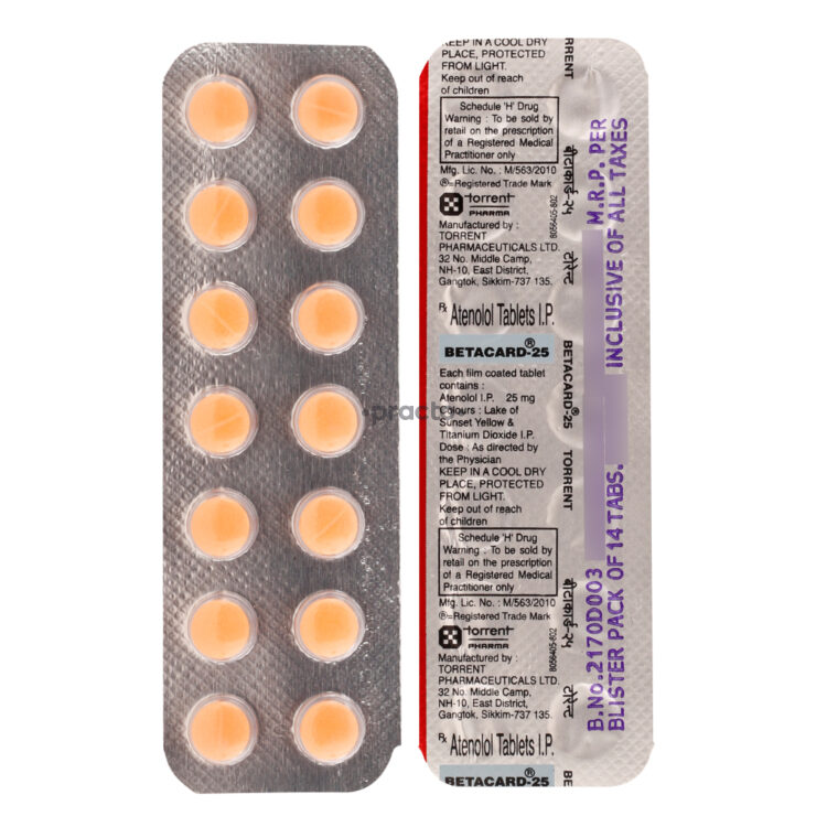 BETACARD 25 MG TABLET XL