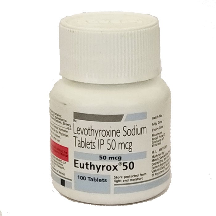 Euthyrox 50Mcg Tablet 100s