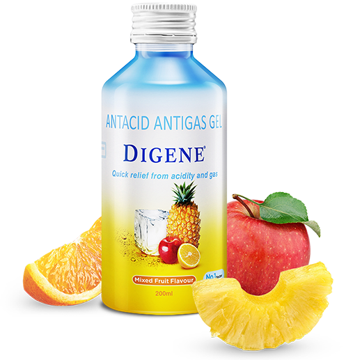 Digene Acidity & Gas Relief Gel Mixed Fruit 200ml