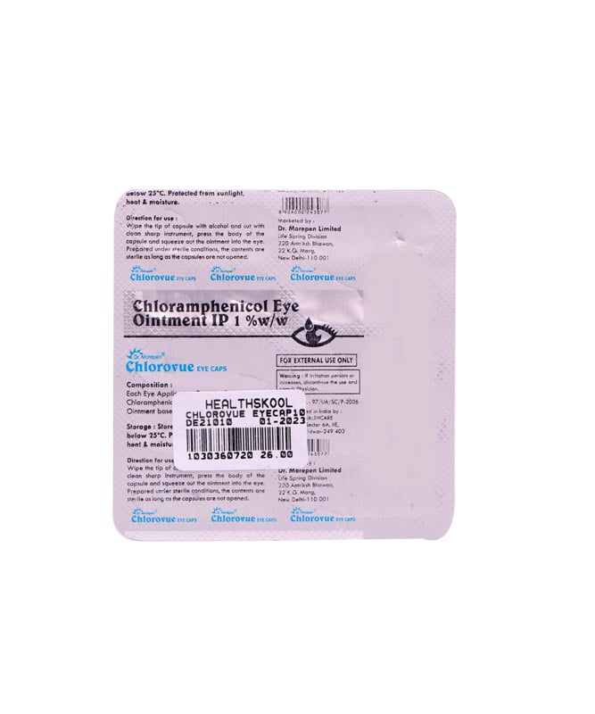 Chlorovue Eye Applicap Capsule 50s