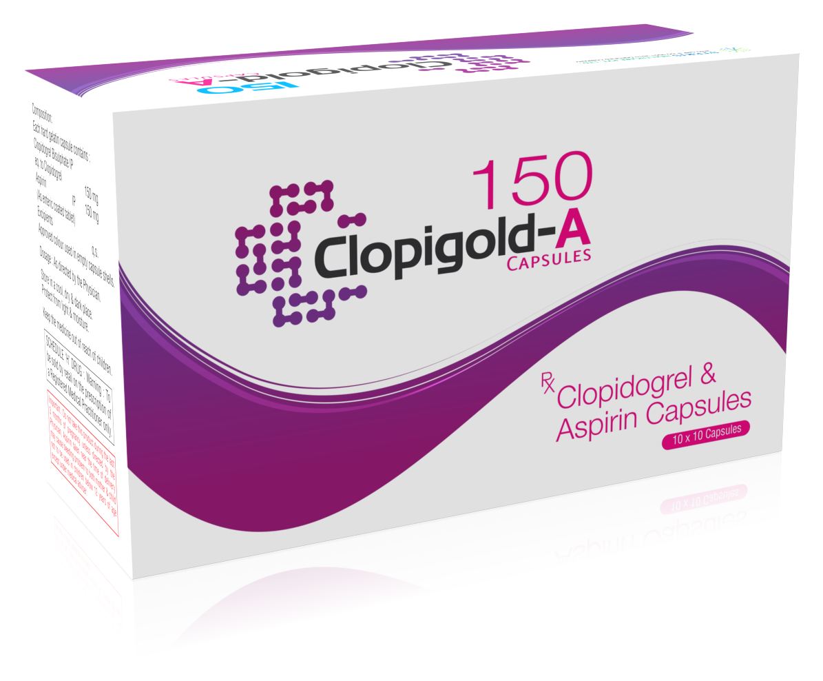 Clopigold A 150mg/75mg Capsule