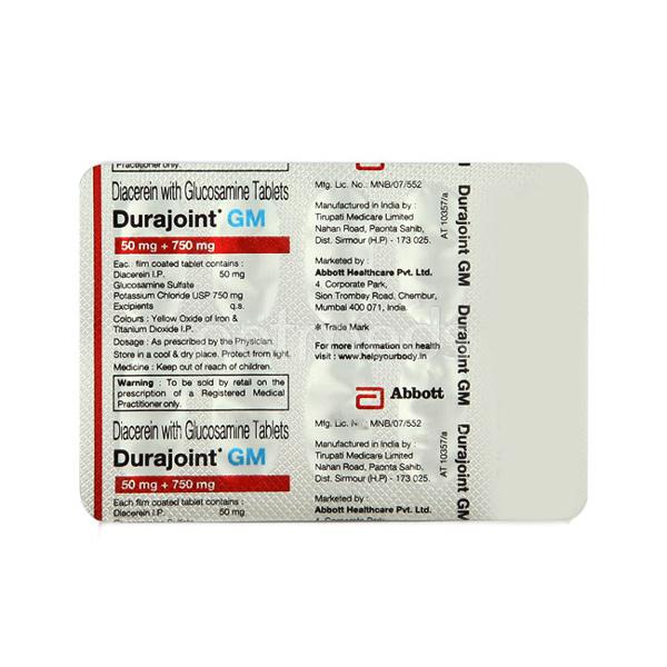 Durajoint GM 50mg/750mg Tablet 10s