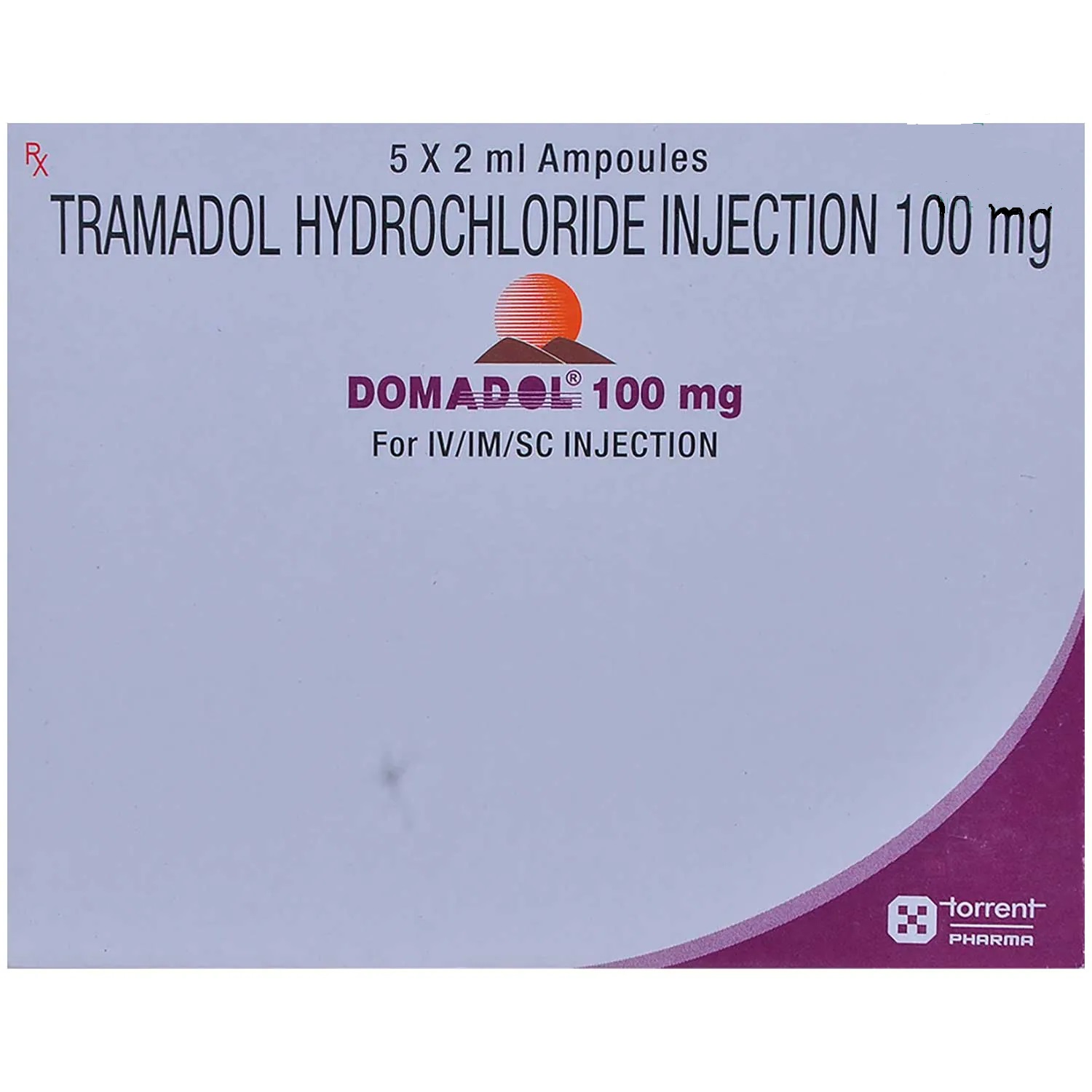 Domadol 100mg Injection