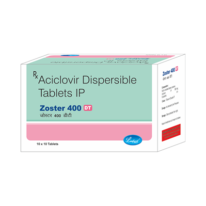 Zoster 400mg Tablet DT 10s