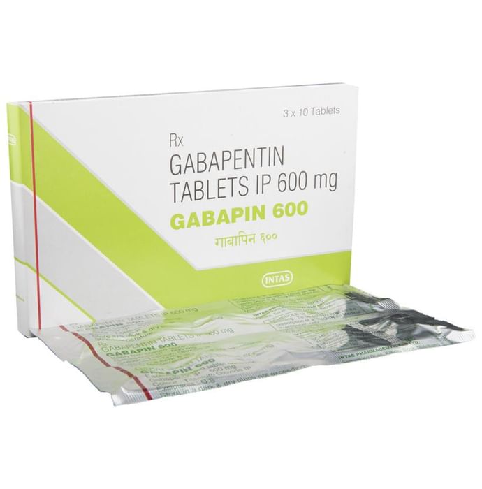 Gabapin 600mg Tablet 10s