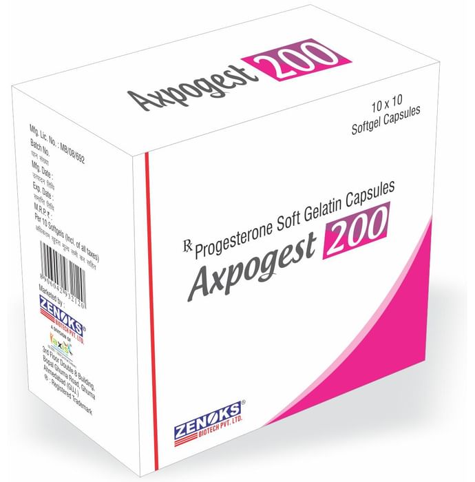 Axpogest 200 Soft Gelatin Capsule