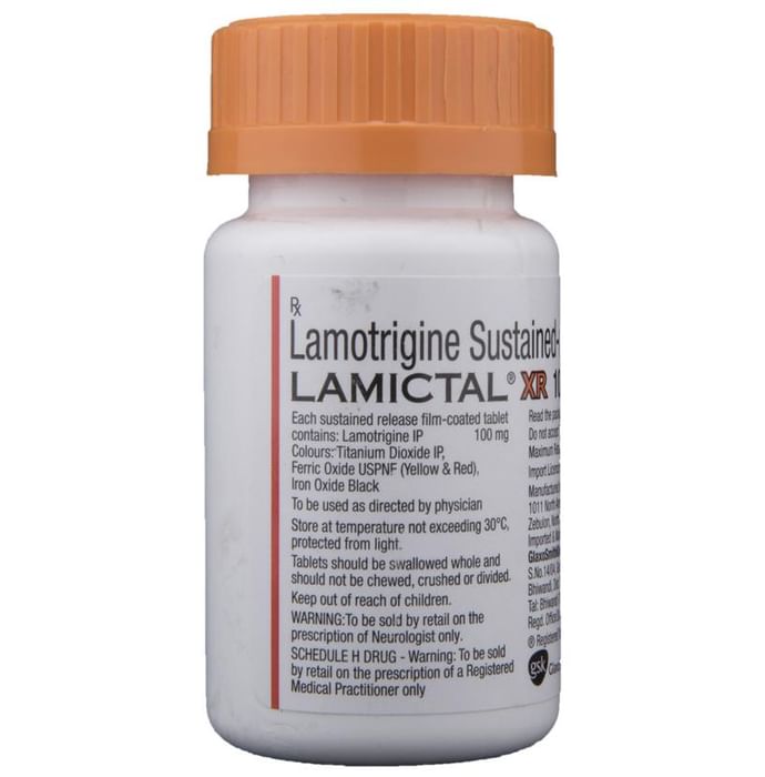 Lamictal XR 100mg Tablet