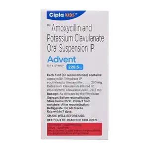 Advent 228.5mg Dry Syrup 30ml