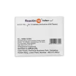 Reactin 50mg Tablet 10s