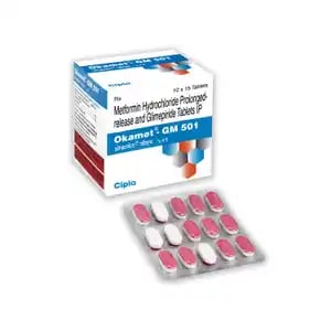 Okamet GM 1mg/500mg Tablet 15s