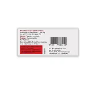 Azomycin 500mg Tablet 3s