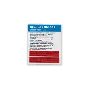 Okamet GM 1mg/500mg Tablet 15s