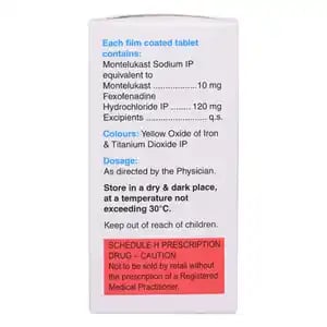 Montair FX 10mg/120mg Tablet 15s