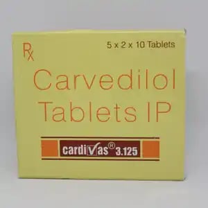 Cardivas 3.125 Tablet 10s