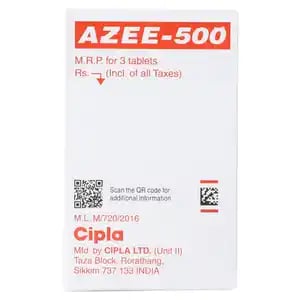 Azee 500mg Tablet 3s
