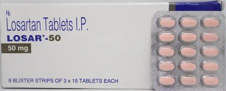 Losar 50mg Tablet 15s