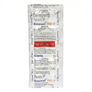 Emeset 4mg Tablet MD 10s