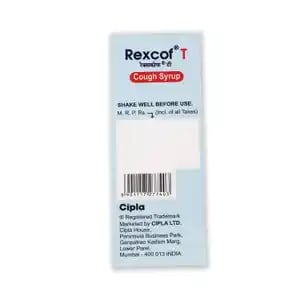 Rexcof T 15mg/50mg/1.5mg syrup 100ml